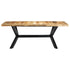 Rustika Rowe -  Dining Table 200x100x75 cm Solid Mango Wood